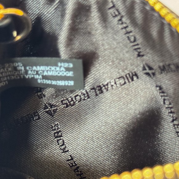 Michael Kors Jet Set Travel Small Top Zip Coin Pouch ID Key Holder Wallet Black - Picture 9 of 11